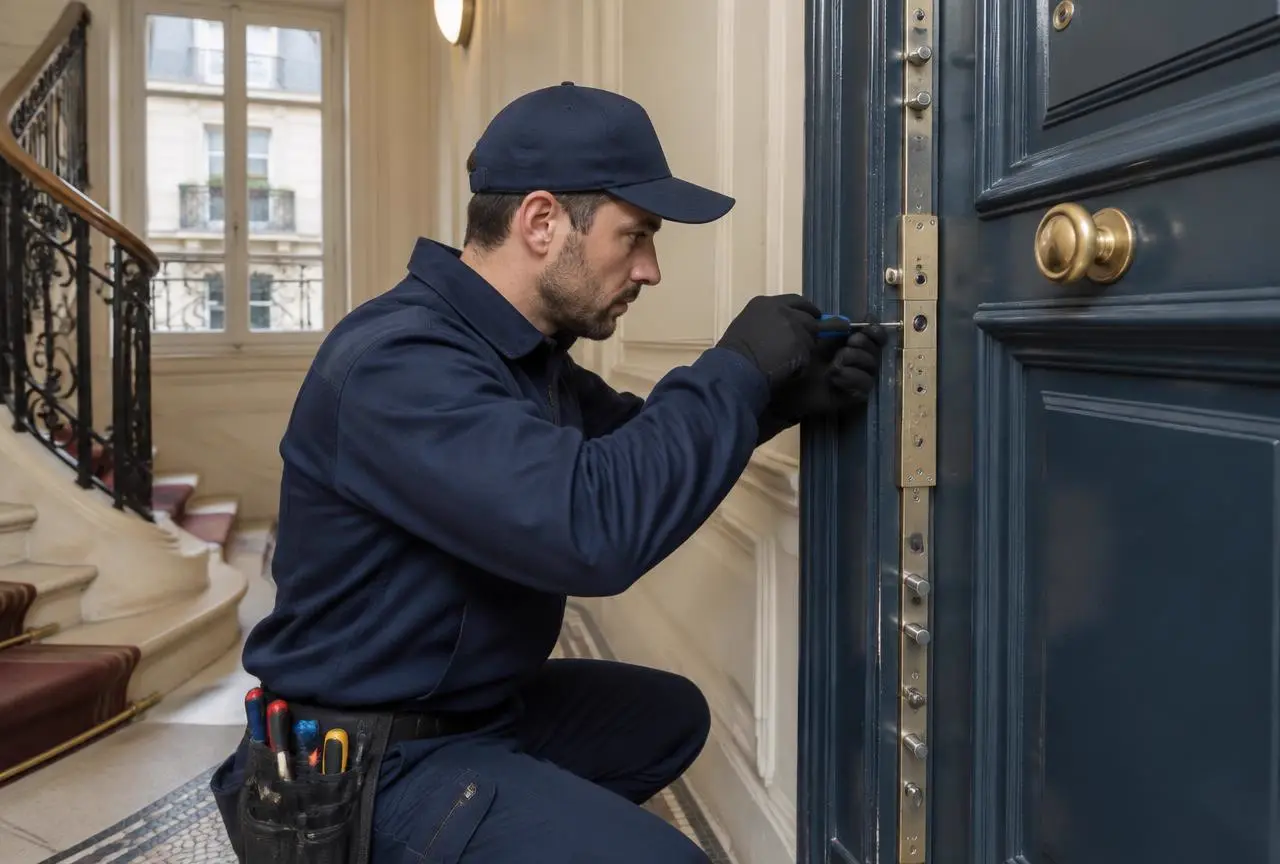 Serrurier intervenant pour une ouverture de porte à Neuilly-sur-Seine